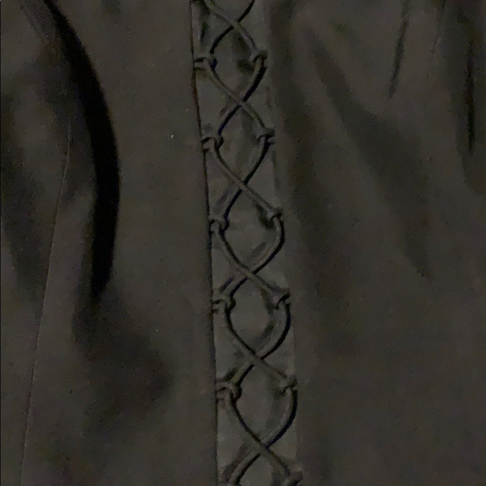 Black Shell Zippered Back - Picture 2 of 3